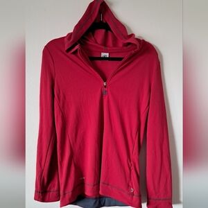 ALO Yoga Crimson Zip-Up Hoodie